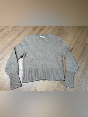 Doen Heathered Crewneck Sweater in Oatmeal